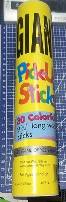 Giant Pick-Up Sticks Wooden Toy 1995 Vintage Game Solitaire or Family - Image 1 of 2