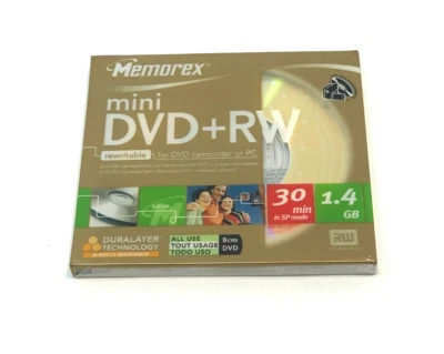 Memorex Mini DVD+RW 30 Min 1.4 GB Sealed - Image 1 of 4