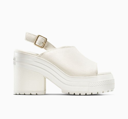 Scarpe Converse Donna Chuck 70 De Luxe Tacco Mule Premium Light Dune