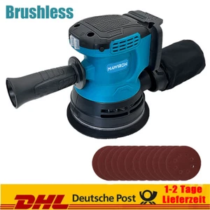 Für Makita DBO180Z 18V 125 mm Akku-Exzenterschleifer nur Körper+12*Schleifpapier - Bild 1 von 8