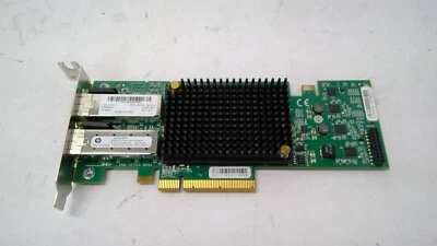 614203-B21 HP NC552SFP DUAL PORT 10Gb SFP+ SERVER ADAPTER PCI-e OCE11102 Half/P - Image 1 of 3