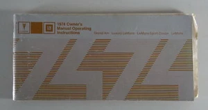 Owner ´S Manual/Manual Pontiac Grand Am / Lemans Stand 1974 - Imagen 1 de 2