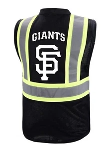 SAN FRANCISCO GIANTS MBL REFLECTIVE SAFETY VEST 🦺 ANY SIZE - Picture 1 of 2