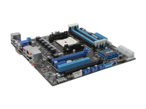 ASUS F2A85-M Rev. 1.02 AMD A85X Socket FM2 SATA 6Gb/s USB 3.0 mATX Motherboard - Picture 1 of 7