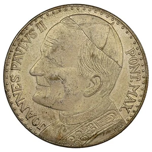 Vatican - médaille - Pape Jean-Paul II - 1978 - Totus Tuus - bronze argenté - Picture 1 of 2