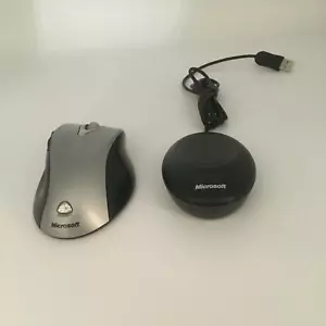 Microsoft 1052 Wireless Laser Mouse 6000 - Silver (B5V-00001) - Picture 1 of 4