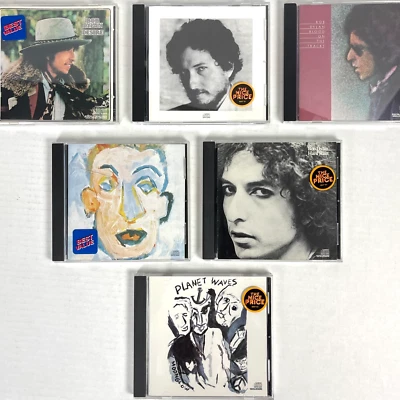 Bob Dylan 6 CD Lot 70s Blood Tracks Desire Portrait Planet Hard Rain New Morning - Image 1 of 4