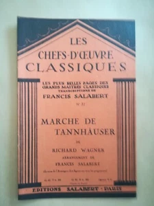 PARTITION - MARCHE DE TANNHAUSER N°72 RICHARD WAGNER - Picture 1 of 1