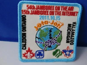 BOY SCOUTS  GIRL GUIDES CANADA PATCH 2015 JAMBOREE ON AIR CALEDON KALAMAZOO - Bild 1 von 1