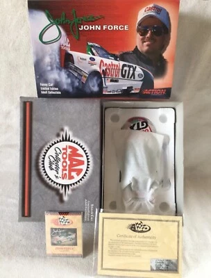 John Force Castrol GTX 2000 NASCAR PEDAL Funny Car NHRA DieCast Action MacTools - Image 1 of 4