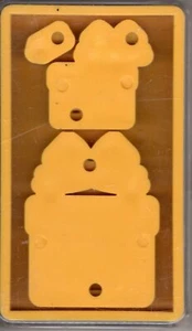 "Gifts" SIZZIX Medium Yellow Die # 38-0152 Used Die Cut Scrap Book Memories - Picture 1 of 7