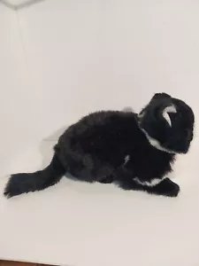 1988 Avarti Vintage Plush Black And White Cat - Picture 1 of 7