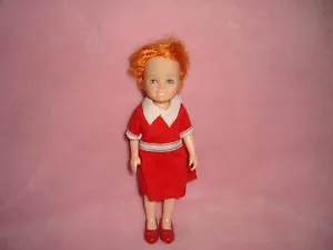 Orphan Annie Knickerbocker 1982 Doll With shoes and outfit 5.5" tall - Imagen 1 de 3