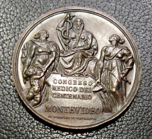 URUGUAY 1930 MEDIZIN MEDIZIN KONGRESS "ARTIGAS" JUGENDSTIL VON J. ZORRILLA S.M. - Bild 1 von 10