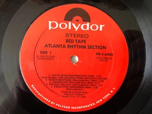 RECORD ONLY NO COVER Atlanta Rhythm Section RED TAPE Original 1976 Polydor VG+ - Imagen 1 de 3