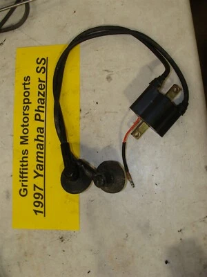 Yamaha Phazer SS 1997 bobina de encendido bujía cables botas NGK cables completos Foto 1 de 4