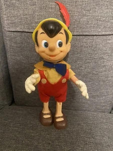 Pinocchio Rubber & Plastic 8  Doll - Walt Disney - 1968 - Stock No. 0223-3005 - Picture 1 of 5