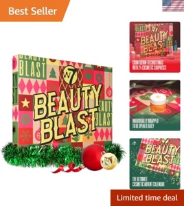 Deluxe 2024 Beauty Surprise Calendar - Perfect Non-Toxic Gift for Makeup Lovers - Picture 1 of 8