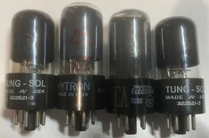 TUBO 6V6GT USADO PROBADO 4 DE LA MISMA MARCA KEN-RAD, HYTRON, RCA, TUNGSOL. - Imagen 1 de 1