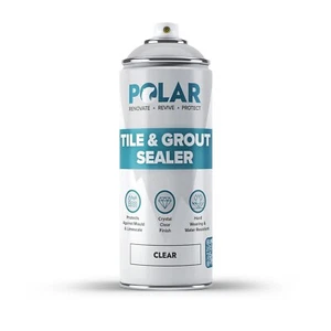 Polar Tile & Grout Clear Sealer Spray 1 X 400Ml Lasting Waterproof Protection - Picture 1 of 8