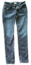 Hudson Jeans Size 27 Womens Collin Skinny Flap Low Rise Blue Denim Pants