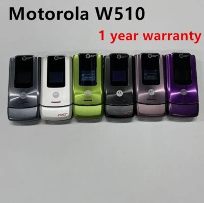 Motorola W510 Unlocked Flip Bluetooth  GSM 850/900/1800/1900Phone 1year warranty - Image 1 of 4