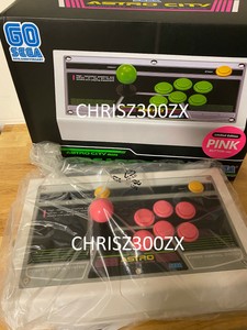 Sega Astro City Arcade Stick Exclusive PINK Buttons Figure Controller Pad - USB