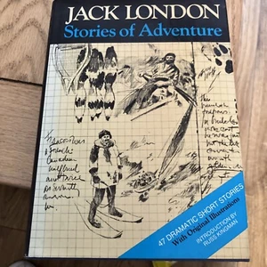 Stories of Adventure by Jack London Library HCDJ 1980 VG - Picture 1 of 7