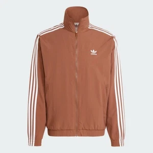 Adidas Originals Mens ADICOLOR WOVEN FIREBIRD TRACKTOP IZ2424 PRELOVED BROWN - Picture 1 of 6
