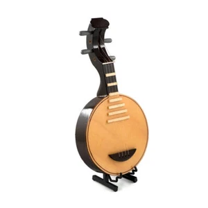 Miniatur Yueqin Modell mit Ständer und Box Mini Musikinstrument Puppenhaus ## - Bild 1 von 6
