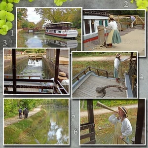 Kanalbootfahrt, Schloss, Schleppwegfotos, 6 5x7s oder Anfrage Digital CD C&O Kanal HP - Bild 1 von 2