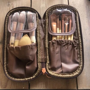 Makeup Brushes Set Professional 10 Pcs Make Up Brushes Premium Synthetic Kabuki - Picture 1 of 4