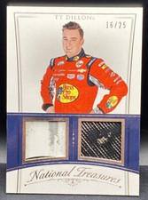 TY DILLON 2016 Panini National Treasures Combo Materials #CM-TD Dual Relic /25