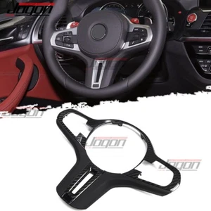 Leather Carbon ID6 Steering Wheel Cover For BMW G30 G31 G32 M5 F90 X5 540i 650i - Picture 1 of 13