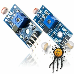 Arduino ESP8266 ESP32 Licht LDR Light 3 / 4 Pin Sensor Modul 3,3-5V 1Vout Set - Bild 1 von 8