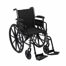 Lightweight Wheelchair McKesson Dual Axle Desk Length A
