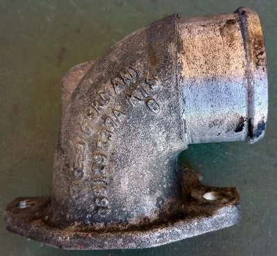 VW GOLF GTD MK2 FLANGE INTAKE MANIFOLD (0185) - Imagen 1 de 3