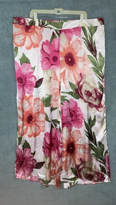 Pantalones de pierna ancha para mujer 26/28 florales fluidos boho festival indie artístico hippie resort Foto 1 de 4