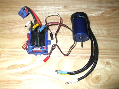 Velineon Traxxas On Board Audio VXL 3S ESC + 4-Pole 3500kv motor OBA/Slash*RARE* - Image 1 of 4