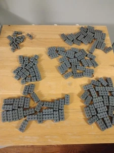 MEGA BLOKS DRAGONS KRYSTAL WARS 140+ MATTONCINI PIETRA DI ROCCIA GRIGIA PEZZI LOTTO RICAMBI - Foto 1 di 4