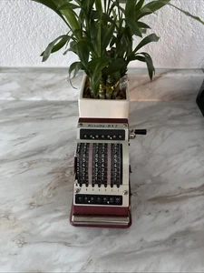 Macchina aggiunta personalizzata vintage Resulta -BS 7 made in West Germany con penna - Foto 1 di 11