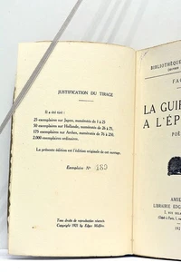 FAGUS LA GUIRLANDE A L'ÉPOUSÉE POÈME ÉDITION ORIGINALE AMIENS 1921 - Foto 1 di 6