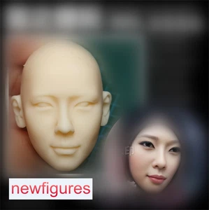 1:6 1:12 1:18 Smile Girl Head Sculpt Fit 12" 6" 3.75" Female Action Figure Body - Picture 1 of 9