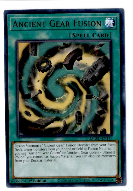 Ancient Gear Fusion | MGED-EN147 | Yu-Gi-Oh! TCG - Image 1 of 1