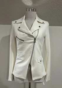 Veronica Beard White Scuba Hadley Dickie Jacket Size 0 NWT $650 - Picture 1 of 13