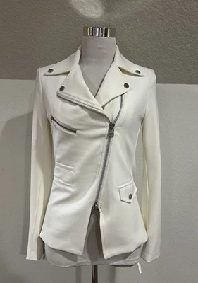 Veronica Beard White Scuba Hadley Dickie Jacket Size 0 NWT $650 - Image 1 of 4