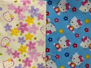 Tela de algodón Hello Kitty piezas corte Sanrio edredones artesanías con licencia d - Imagen 1 de 2