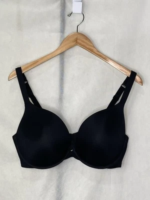 Cacique Women’s T-shirt Bra Black hook And eye Size 38DDD - Image 1 of 4