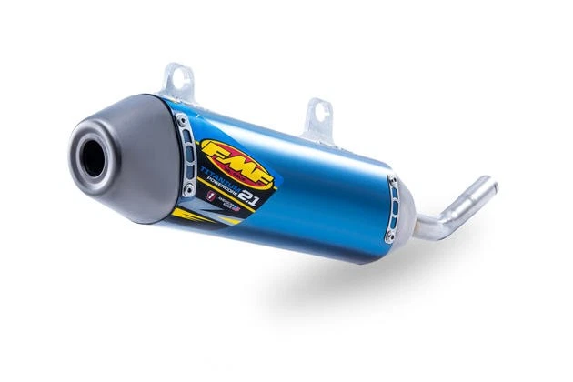 FMF Titanium PowerCore 2.1 Silencer for Yamaha YZ250 2-Stroke/YZ250X 2-Stroke - Image 1 of 1