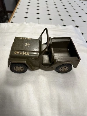 Juguete Tonka Vintage Años 60 Acero Prensado Verde Ejército Jeep Militar GR2-2431 Foto 1 de 4